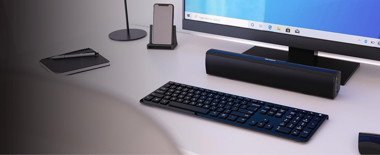 Bowfell is PC-compatible soundbar provides rich sound for an improved desktop audio experience