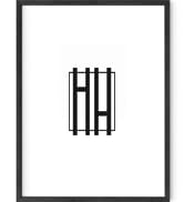 Haus and Hues 12"x16" Black Oak Wood Frames Set of 1 - Basic Black Poster Frame, 12 x 16 Poster F...