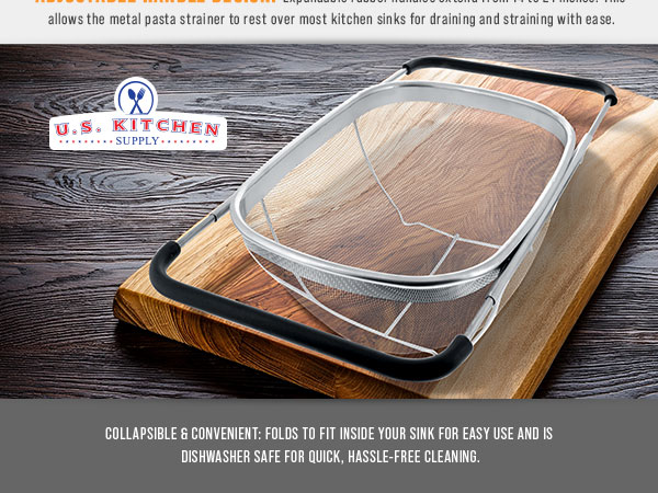 fine mesh rinse food prep cooking utensil accessory dishwater multifunction versatile convenient