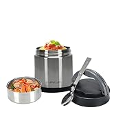 Insulated Food Jar for Adult - 35.2 Oz, Thermo for Hot Food, Soup Thermo, Insulated Food Containe...