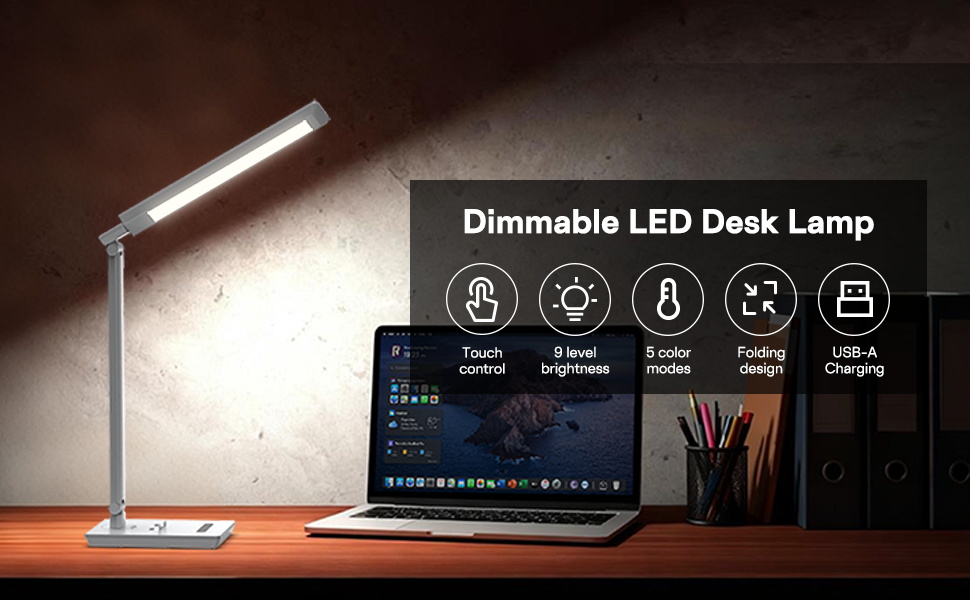 Dimmable LED Desk Lamp