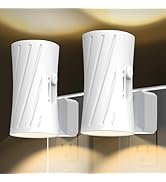 Night Lights Plug into Wall, LED Plug in Night Light, 3000K/5000K Switch, Dusk to Dawn Light Sens...