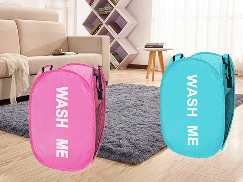 printed pop up laundry hamper
