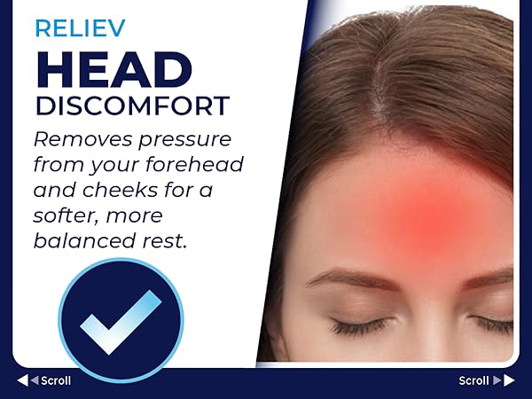 pillow for stomach sleepers open breathing channel, pressure-free face support Beauty pillow facials