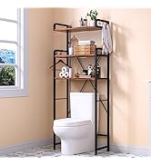 Huhote Over The Toilet Storage Rack with 3-Tier Bathroom Shelves, Space Saver Toilet Shelf, Bathr...