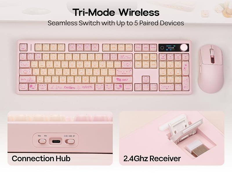 TH108 V2 PRO Wireless Gaming Keyboard