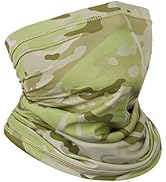 Achiou Neck Gaiter Face Mask Scarf Dust Sun Protection Cool Lightweight Windproof, Breathable Fis...