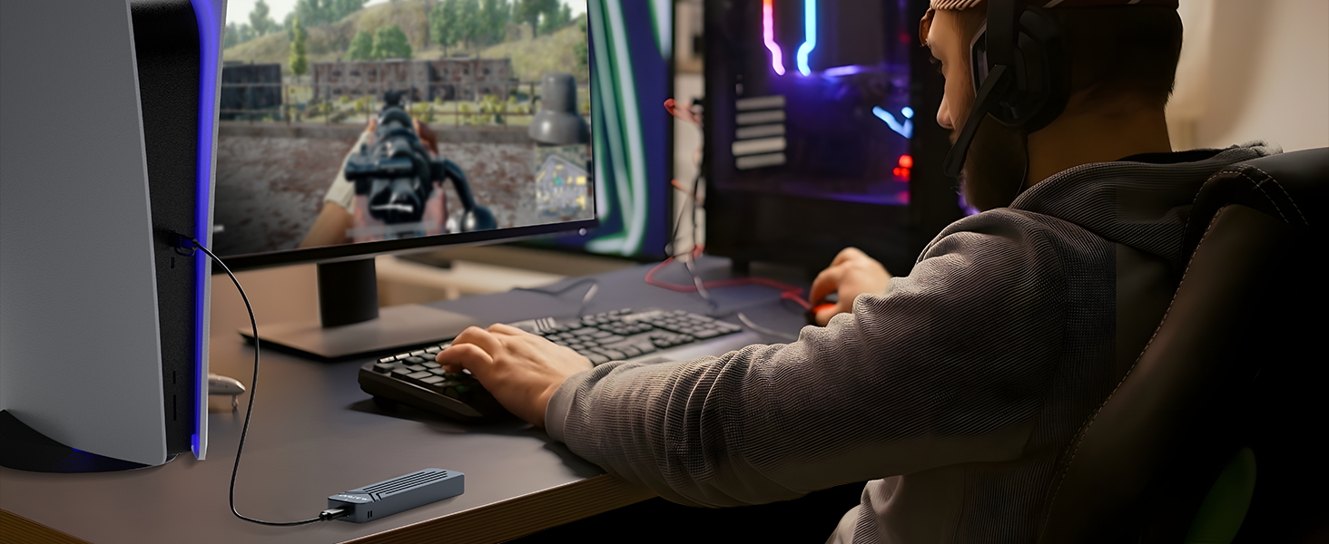 M.2 NVMe SSD Enclosure USB3.2 GEN2 10Gbps