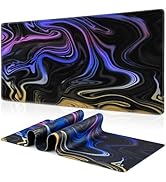 Canjoy Gaming Mouse Pad, Fluid Pattern Mouse Pad 31.5x11.8inch Large Extended Computer Mouse Mat ...