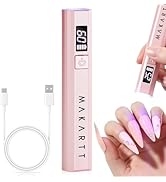 Makartt Handheld UV Light for Gel Nails - Portable Mini UV LED Nail Lamp Lumière Nail Dryer Fast ...