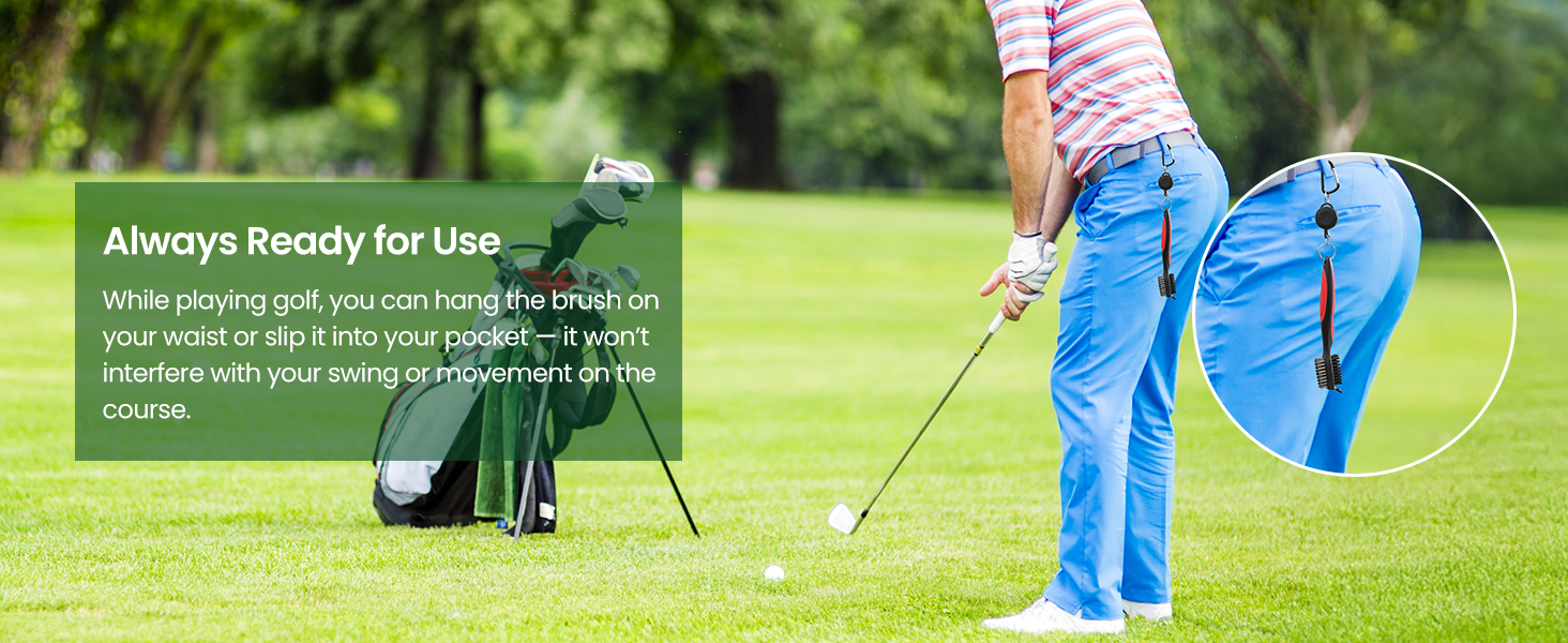 golf brush and groove cleaner