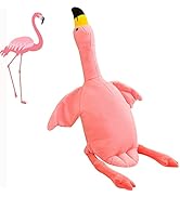 Handytoolinc Flamingo Stuffed Animals 19.6inch Plush Pillow Pink Flamingo Pillow Toy Gift for Gir...