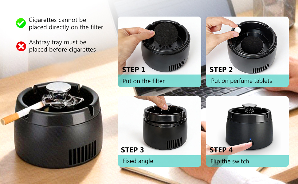 Electric Ashtrays Indoor