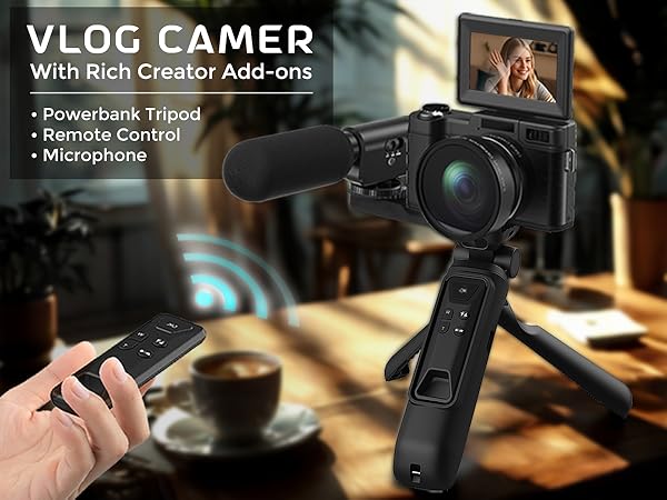 4K vlogging camera for photography