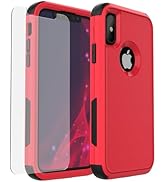 X-belmox for iPhone XR Case [Dropproof] [Shockproof] 3-Layers Heavy Duty Drop Protection Case Cov...