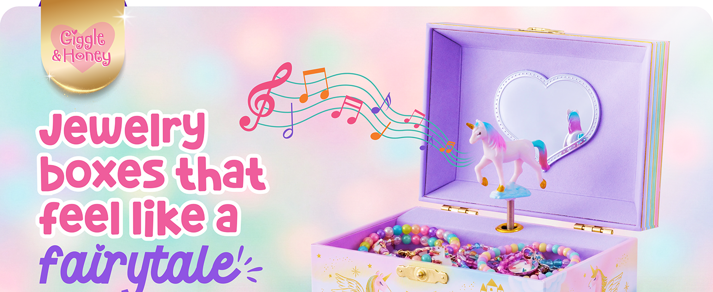 Girls musical jewelry box