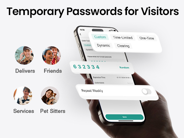 ghome smart door knob for family secure lock fingerprint