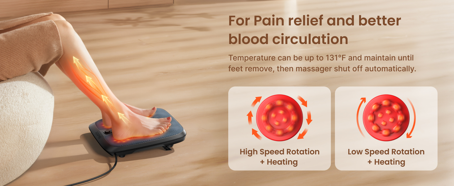 foot massager for circulation and pain relief