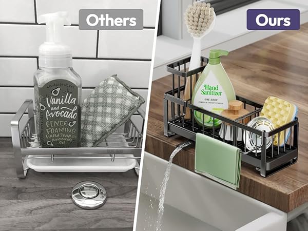 sponge holder for kitchen sink