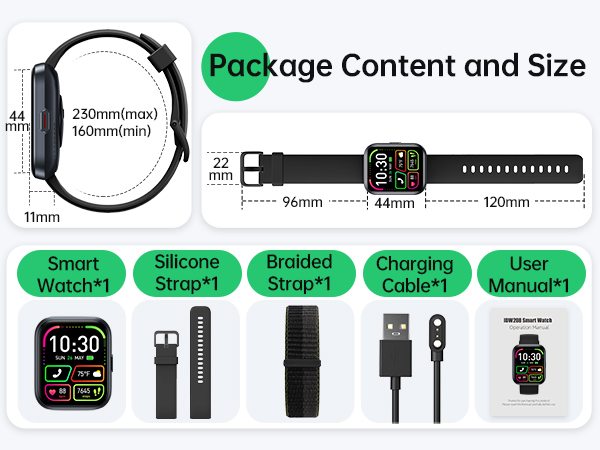 package of the smart watch