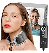 Neck Pain Relief Heated Neck Wrap, Weighted Neck Heating Pad Electric for Cervical Pain, Stiff Ne...
