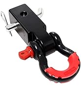 Shackle Hitch Receiver 2 inch, 41918 Lbs Break Strength Never Rust Receiver Shackle Bracket Heavy...