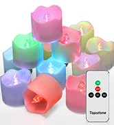 multi color remote timer tealight