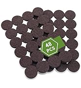 COVERCORNER Felt Furniture Pads for Hardwood Floors 48 PCS, Furniture Pads, Floor Protectors for ...