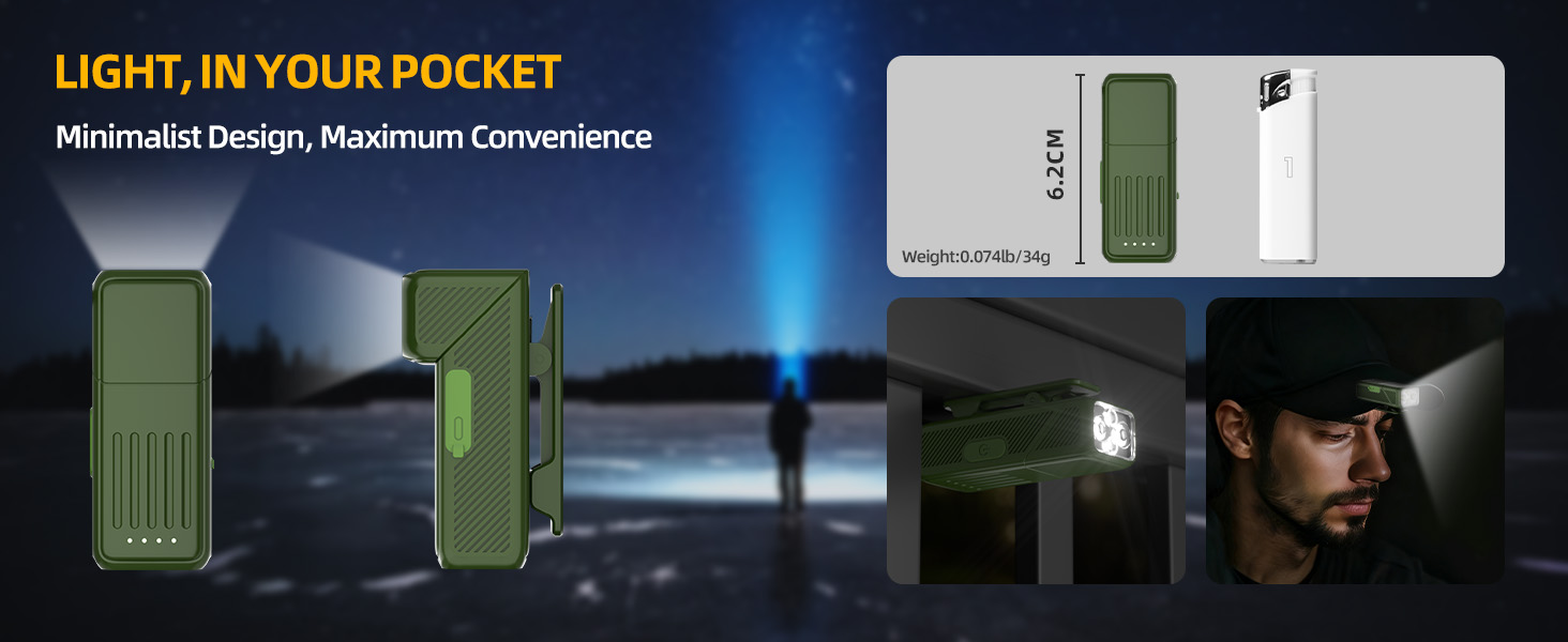 pocket flashlight rechargeable