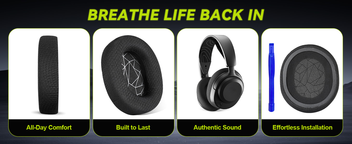 All-Day Comfort Built to Last Authentic Sound Effortless Installation