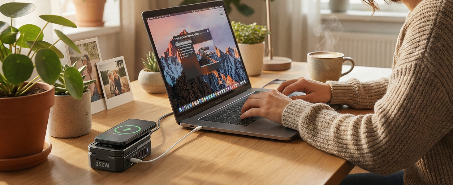 desktop charging station