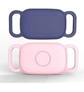 [2 Pack] Dog Collar Holder for Tile Pro 2024 Tracker, Waterproof Silicone case for Tile Life360 p...