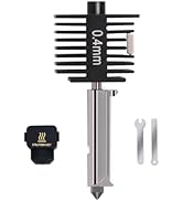 A1 Mini Upgrade Hotend Kit, 3D Printer Print Head Hot End Heating Block Kit with 0.4mm Hardened S...