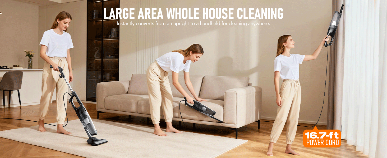 vacuum cleaner corded stick vacuum pet hair vacuum hard floor vacuum low pile rug vacuum