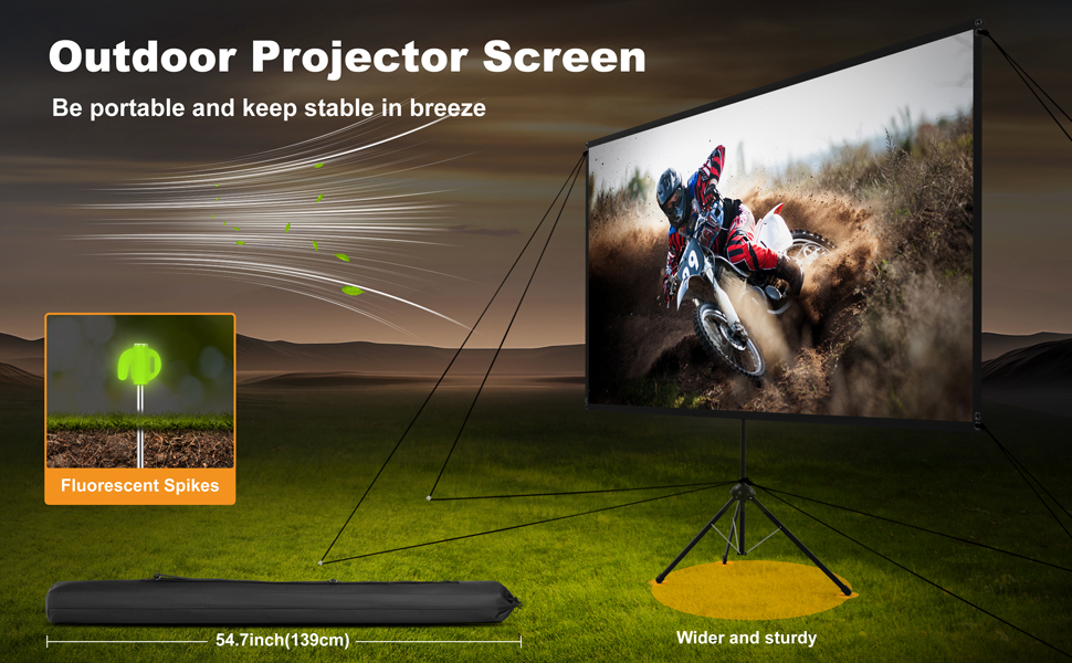 projector screen 100 inch