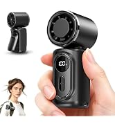 Portable Clip-On Mini Fan Handheld Turbo Fan 180° Rotating 3000mAh 5-speed | Handheld Mini Fan wi...