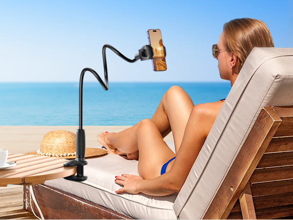 Lamicall Gooseneck Phone iphone Holder Bed mount headbroad