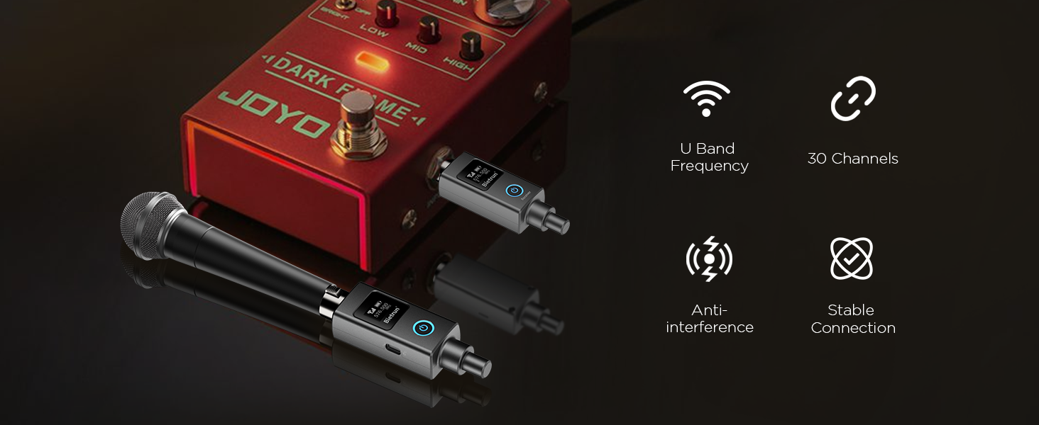 XLR Microphone wireless microphone audio transmitter and receiver wireless microphones systems