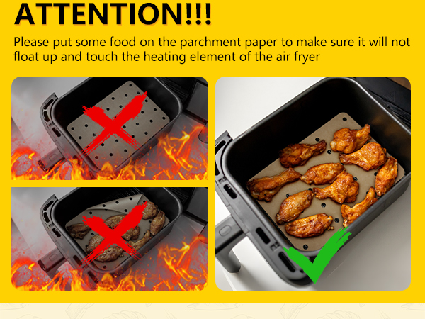 Air fryer liners