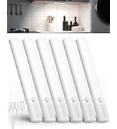 Motion Sensor Light Indoor, Rechargeable Battery Operated Under Cabinet Lighting Wireless, Closet...