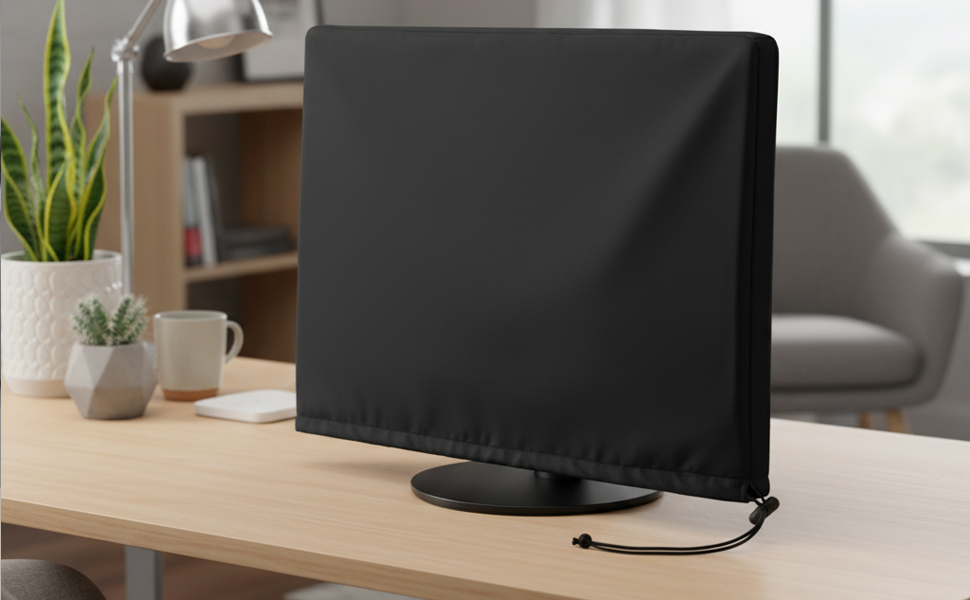 SZBRO monitor dust cover heavy-duty black