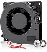 Wderair 120mm x 32mm Squirrel Cage Brushless Cooling Blower Fan Centrifugal 12V Dual Ball High CF...