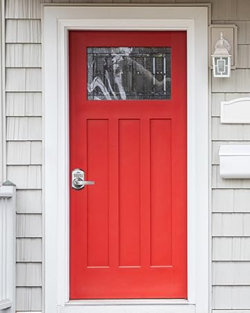keypad door lock with handle