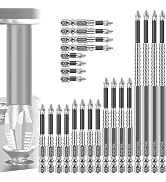 24 Pack High Magnetic Drill Bit Set, Alloy 62HRC Anti Slip Phillips Screwdriver Bits, 1/4" Dual G...
