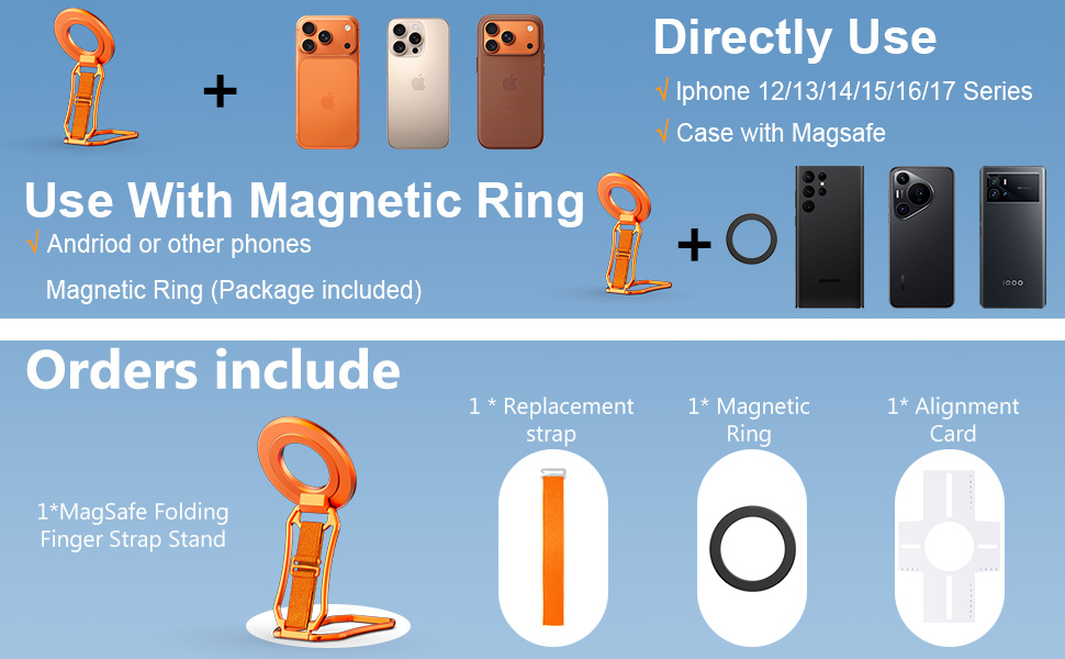 magnetic phone grip