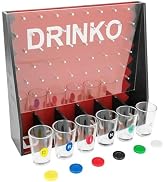 DRINKO Drinking Game - Fairly Odd Novelties - Fun Social Shot Glass Party Game for Groups / Coupl...