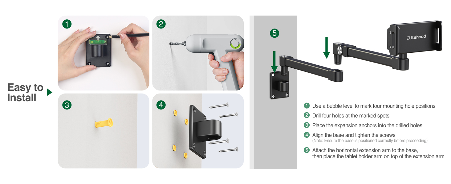 ipad wall mount holder
