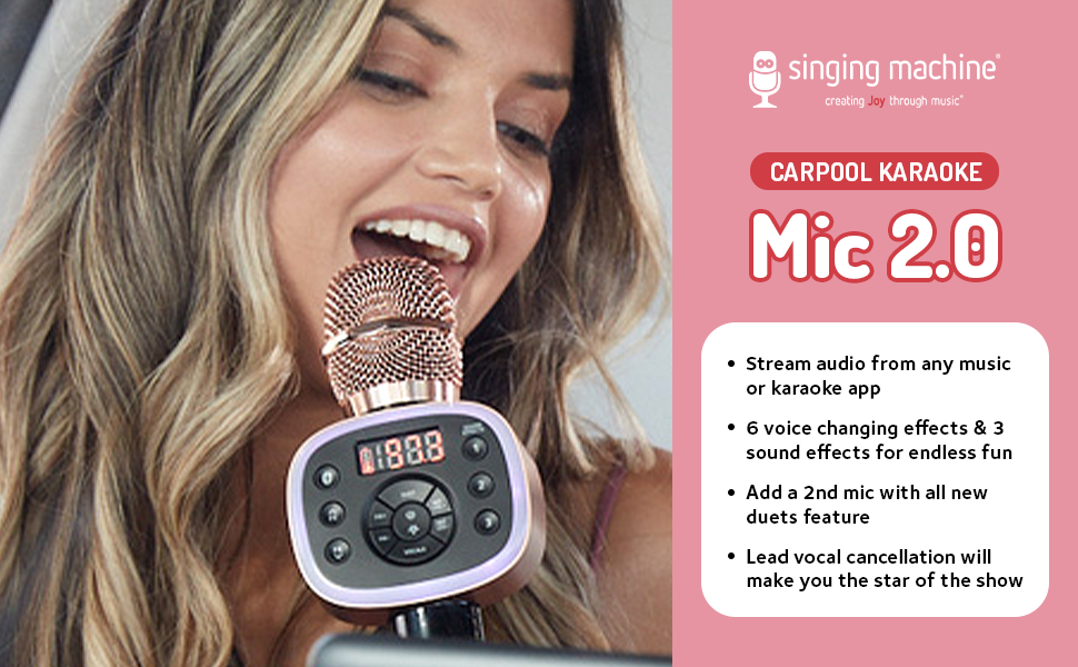 Lights Stand Sing Mini Addult Player Disco Mike Kareokee Lyrics Cordless Gadgets Control Remote USA