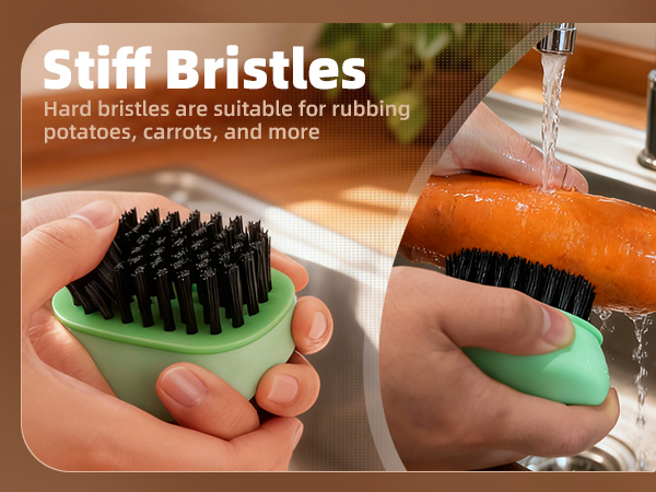 Vegetable Brush Scrubber for Food