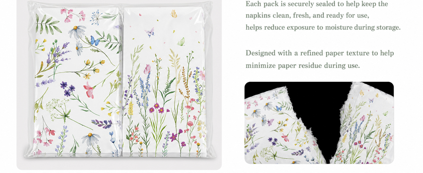 wildflower napkins